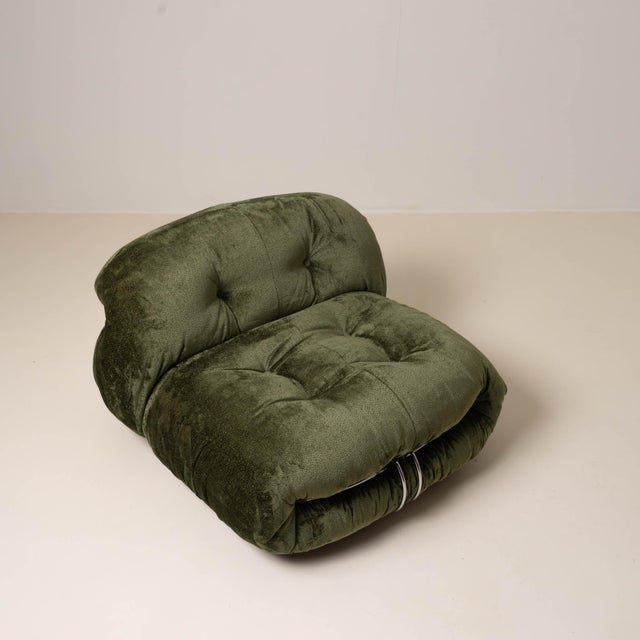 Soriana Lounge Chair by Afra & Tobia Scarpa for Cassina, 1970s, in Restored conditions. Designed 1960 to 1969 I have...