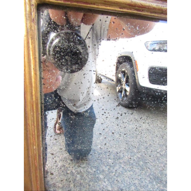 Antique Italian Neoclassical Style Giltwood Mirror For Sale - Image 12 of 18