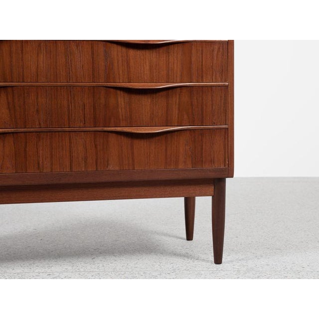 Mid-Century Modern Danish Secretaire in Teak by Erling Torvits for Klim Møbelfabrik, 1960s For Sale - Image 10 of 11
