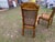 Vintage Mid Century Modern Walnut/Cane High Back Dining Armchairs Set of Two Needs New Upholstery For Sale - Image 11 of 12