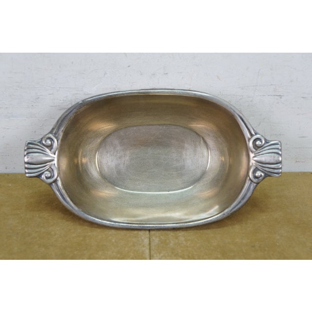 Reed & Barton Antique Art Deco Reed & Barton Sterling Silver Centerpiece Bowl X425 292g 11" For Sale - Image 4 of 12