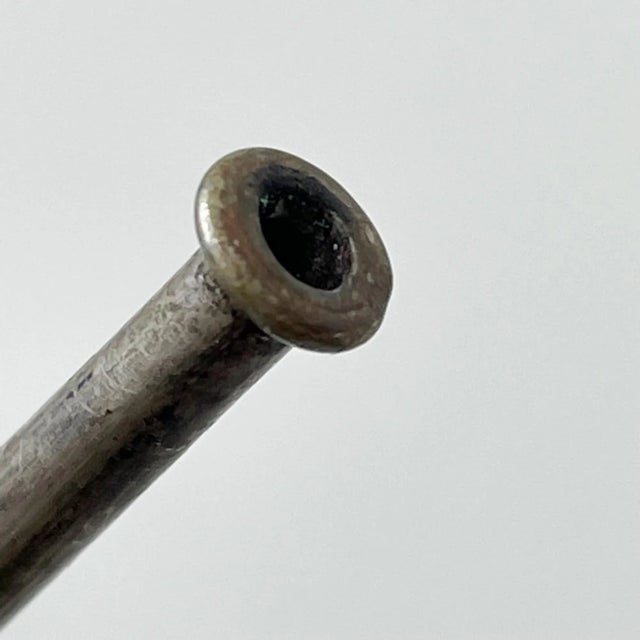 AMBIANIC presents: Long Ice Tea Spoon or Cocktail Sculptural Leaf design in Sterling Silver, Mexico 1950s Long Cocktail...