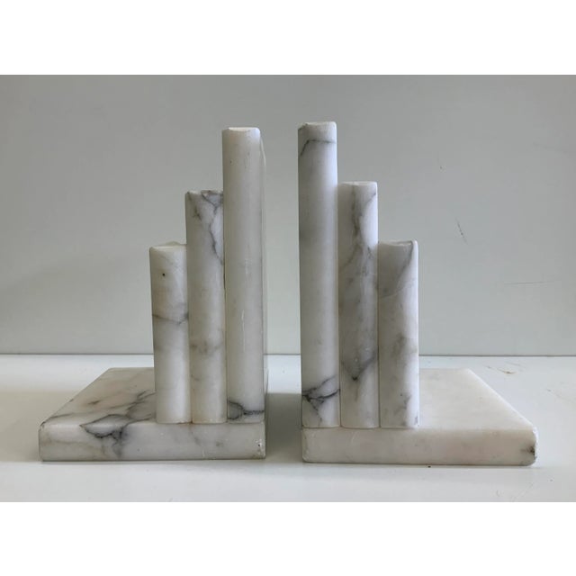 Vintage Italian Grand Tour Marble Bookends - Pair For Sale In San Diego - Image 6 of 7