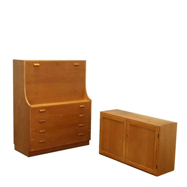 Cabinet attributed to Børge Mogensen for Søborg Møbelfabrik, 1970s For Sale - Image 9 of 9