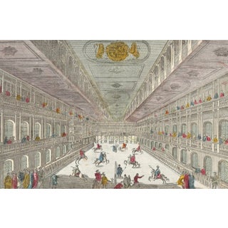 The Tourney - Original Etching Late 18° Century Late 18th Century For Sale