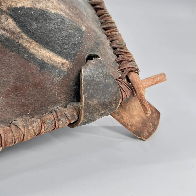 Early 20th Century Old Maasai Woven Shield Kenya MATTER COLLECTION For Sale - Image 12 of 12