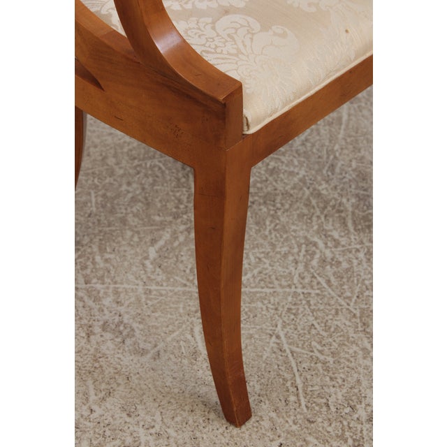 Set of 6 Baker Cherry Regency Style Dining Chairs For Sale - Image 13 of 18