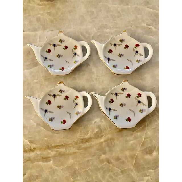 Teapot Shaped Tea Bag Dish S/4 Chairish