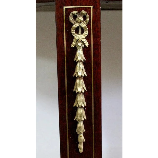 Large 18th Century Louis XVI Style Mahogany and Marble Console Table For Sale - Image 15 of 18