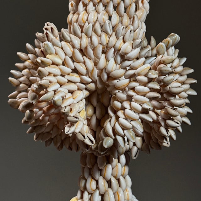 Vintage Folk Art Abstract Cowrie Shell Sculpture For Sale In Philadelphia - Image 6 of 9