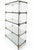 Pace Collection Leon Rosen for Pace Waterfall Glass and Brass Shelving Unit. For Sale - Image 4 of 9