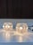 1960s Vintage Ice Cube Table Lamps in Frosted Glass by Peill & Putzler, Germany, 1960s, Set of 2 For Sale - Image 5 of 16