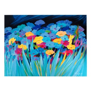 Claude Hemeret, The Garden in the Early Morning, Lithograph For Sale