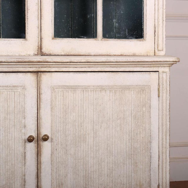 Wood Swedish Painted Bookcases, Set of 2 For Sale - Image 7 of 14