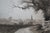 Antique Ernest C Rost Woman at Trough Panoramic Country Landscape Etching 22" For Sale - Image 10 of 11