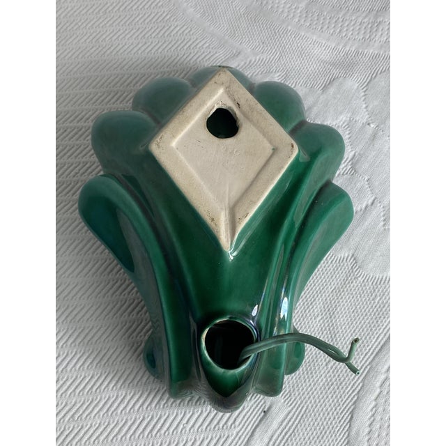 Ceramic Seashell Wall Sconce, 1950s For Sale - Image 9 of 12