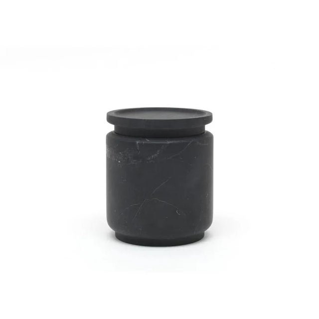 A set of 3 pyxis pots - black by ivan colominas pyxis collection dimensions: 12.6 x 11, 12.6 x 14.5, 12.6 x 19 cm...
