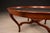 Brown Circular Coffee Table in Caviúna Wood & Glass by Giuseppe Scapinelli, Brazil, 1950s For Sale - Image 8 of 18
