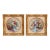 Herbert Cooper Floral Painted Porcelain Plaques, 2 For Sale