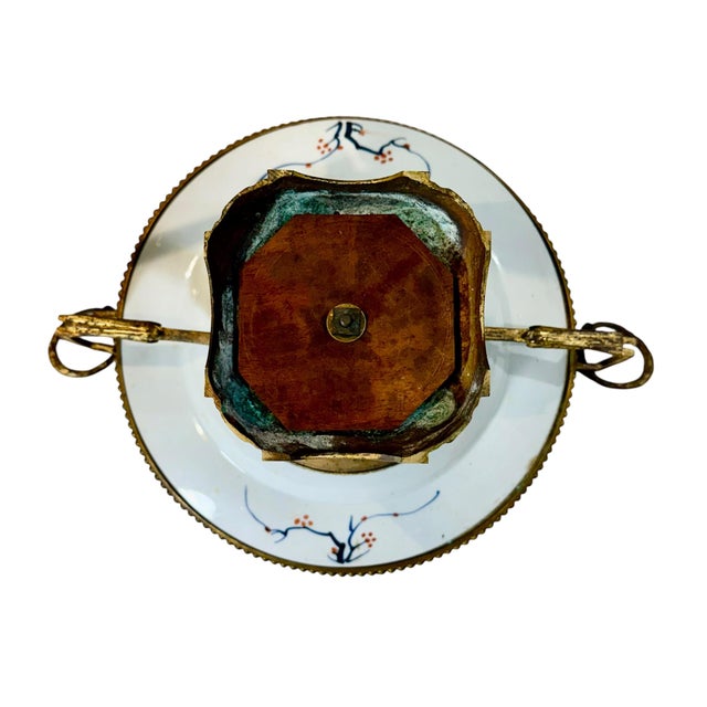 Bronze 18th Century Japanese Imari Plate With French Bronze Mounts For Sale - Image 8 of 8