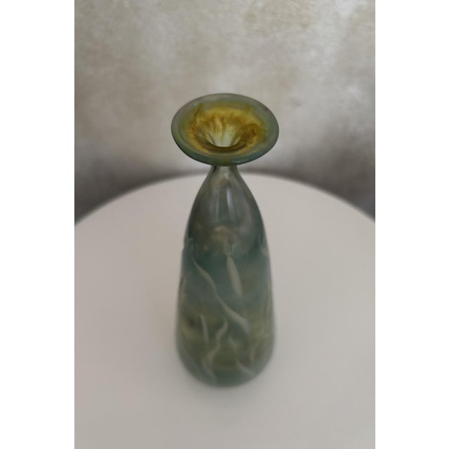 1980s Dragonfly Studio Glass Vase by W. Schmid for Zwiesel, Germany, 1982 For Sale - Image 5 of 16