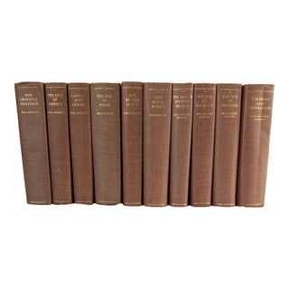 Mid 20th Century The Story of Civilization Bt Will and Ariel Durant- 10 Volumes For Sale