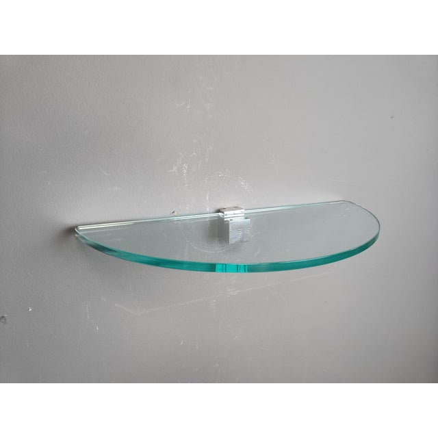Hollywood Regency Wall-Mounted Shelf by Peter Ghyczy, 1970s For Sale - Image 3 of 11