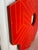 Contemporary Vintage Large Hard Edge Abstract Geometric Shaped Painting, Manner of Frank Stella For Sale - Image 3 of 10
