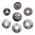 1950s Serving Pieces Ensemble Tunisian Platters + Moroccan Serving Bowl - Set of 7 For Sale