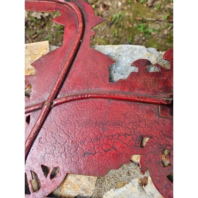 Antique Firehouse Weathervane in the Shape of a Steam Fire Engine Pumper For Sale - Image 15 of 16