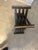 Vintage Campaign X Base Folding Desk Chair Stool For Sale - Image 10 of 12
