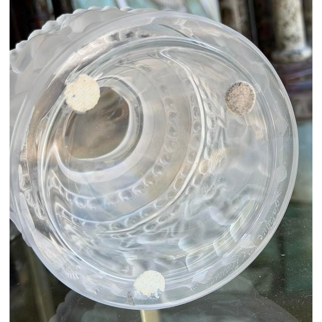 Lalique Les Enfants Nude Putti French Crystal Perfume Bottle.