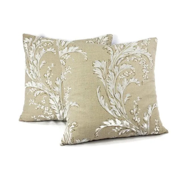 Traditional Manuel Canovas Volanges in Lin Pillow Cover For Sale - Image 3 of 7