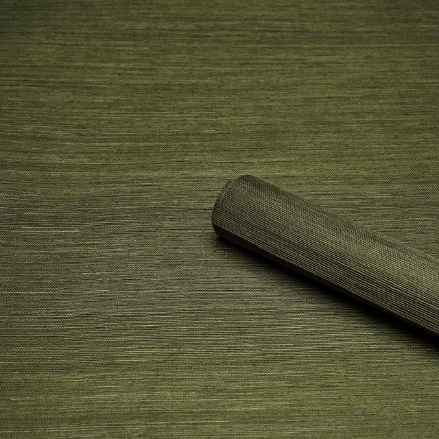 Contemporary SAMPLE - Schumacher X Backdrop Haruki Sisal Wallpaper In Night On Earth For Sale - Image 3 of 3