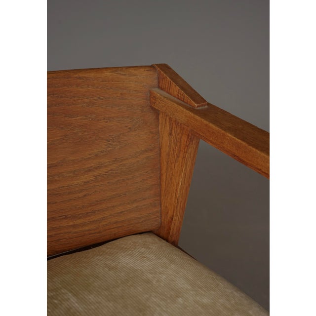 Modernist Hague School Armchair attributed to Frits Spanjaard, 1920s For Sale - Image 14 of 18