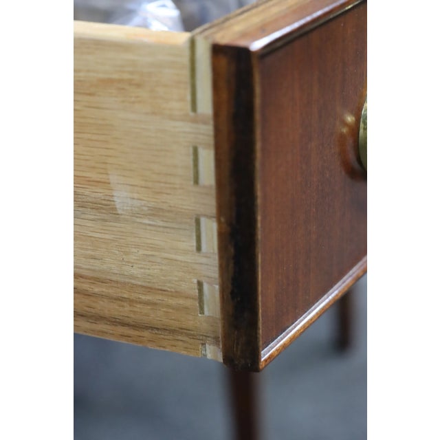 Statton Hepplewhite Style Cherry Serpentine Sideboard For Sale - Image 9 of 12