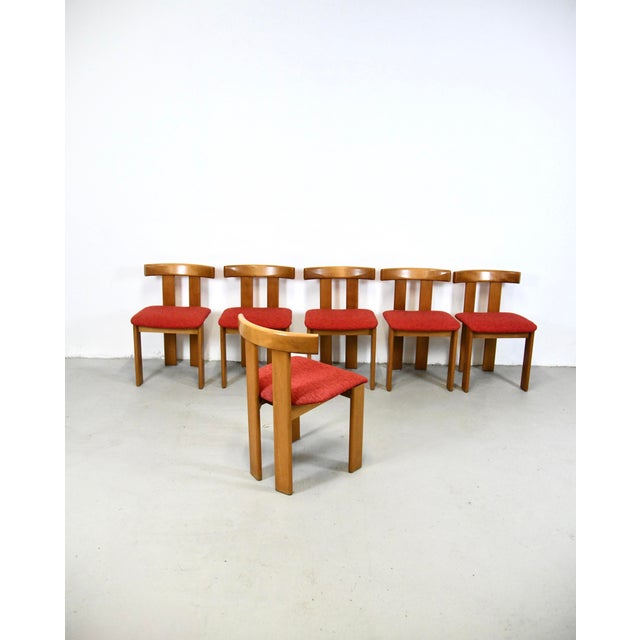 1960s Vintage Dining Chairs by Luigi Vaghi, 1960s, Set of 6 For Sale - Image 5 of 9