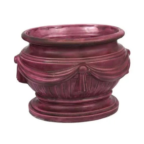 Classicism Style Majolica Flower Pot For Sale - Image 6 of 6