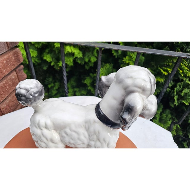 Vintage Italian Porcelain Dog, 1970s For Sale - Image 4 of 8