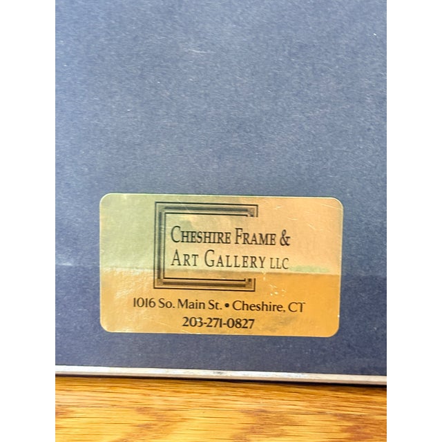 Late 20th Century 20th Century Nude With Head Scarf Charcoal on Paper by Bert Sanders For Sale - Image 5 of 6