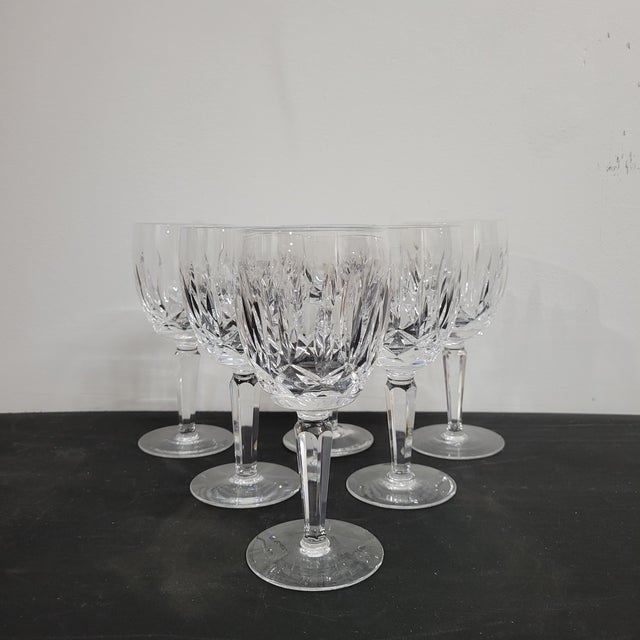 Vintage Waterford Kildare Crystal Water Goblets Set of 6 Chairish