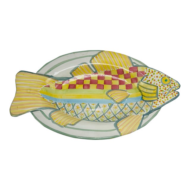 Mackenzie Childs Fish Platter For Sale