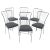 Italian Bouclé Fabric Dining Chairs, 1970s, Set of 6 For Sale - Image 10 of 10