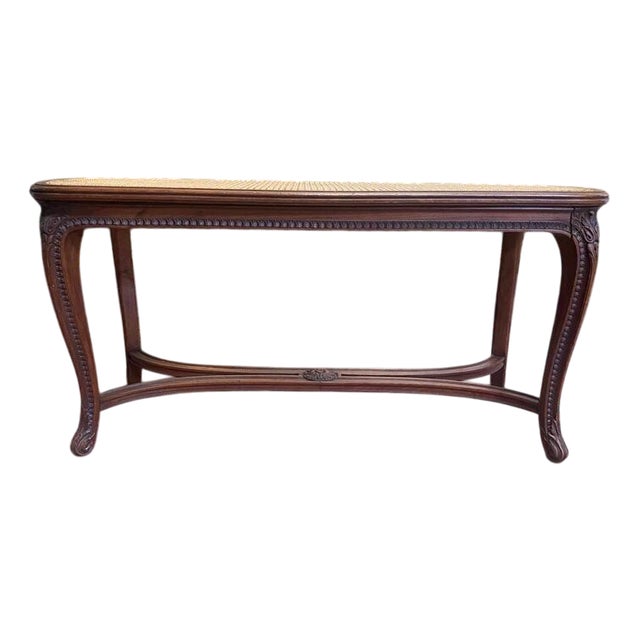 Louis XV Cane Piano Bench For Sale