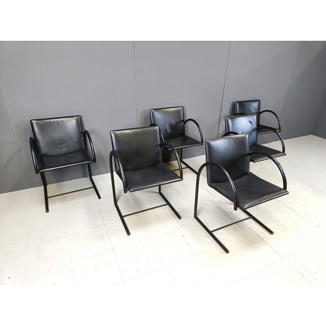 Vintage Cirkel Chairs by Metaform, 1980s, Set of 6 For Sale - Image 4 of 10