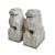 Vintage Kalin stone carved Foo Dog entry statues. These traditional Imperial guardian lions (or foo dogs) are a Chinese...
