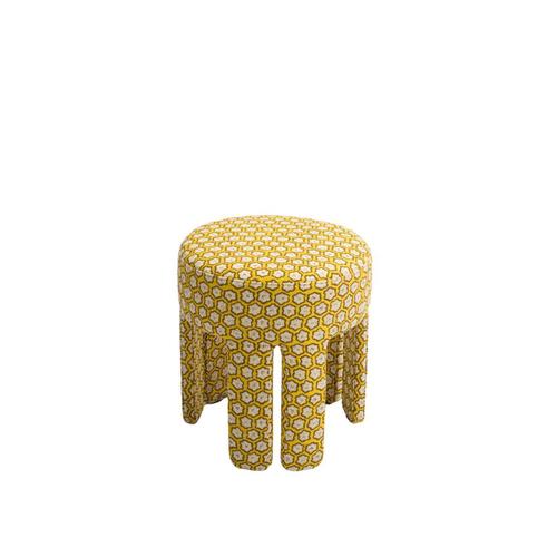 Ham pouf in solid beech, particle board and hr foam by popus editions. Dimensions: ø 38 x h 42 cm. Materials: upholstery,...