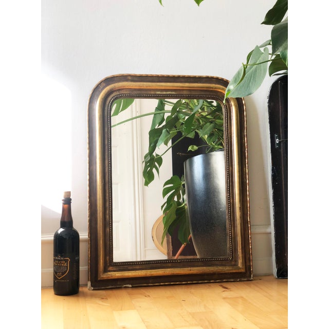 Gold Large Antique French Louis Philippe Giltwood Mirror – Late 19th Century For Sale - Image 8 of 10
