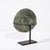 15th Century & Earlier Antique Eastern Mediterranean Patinated Copper Bowl on Museum Stand For Sale - Image 5 of 11