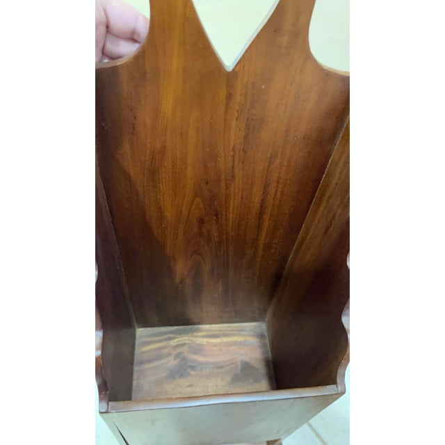 Late 19th Century Large Antique Mahogany Pipe Box For Sale - Image 5 of 7